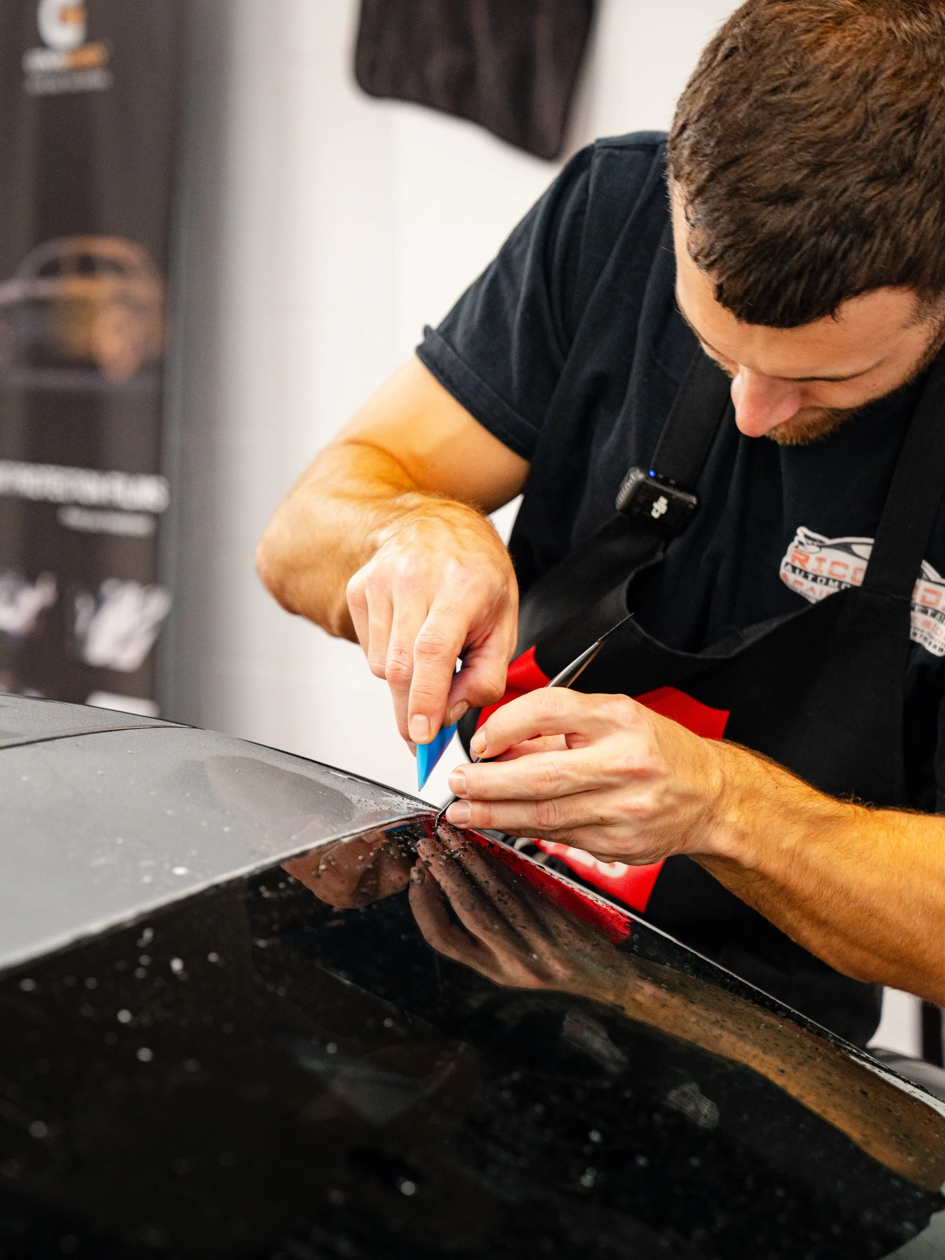 Paint protection film detail