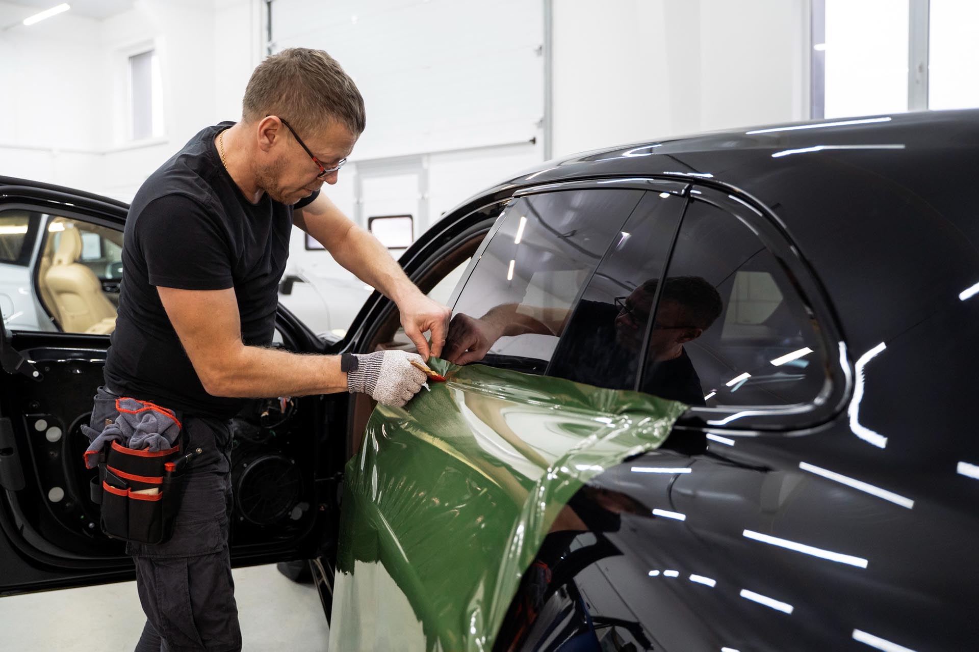Premium vehicle after paint protection and detailing work